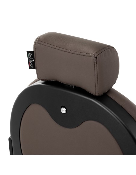 Sedia da barbiere senza bottoni Gabbiano Niccolò marrone