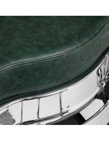 Sedia da barbiere Gabbiano President Verde con...