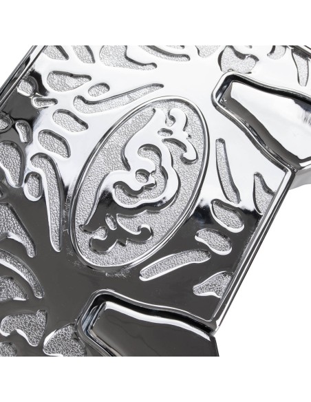 Sedia da barbiere Gabbiano President Verde con struttura cromata