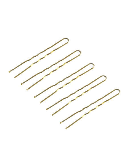 Arricciatori per capelli per parrucchieri E-57 120 pz. 5,6 cm oro