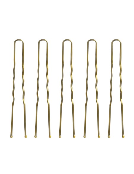 Arricciatori per capelli per parrucchieri E-57 120 pz. 5,6 cm oro