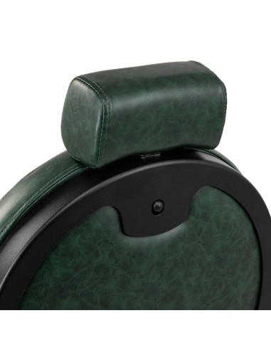 Sedia da barbiere Gabbiano President verde con...