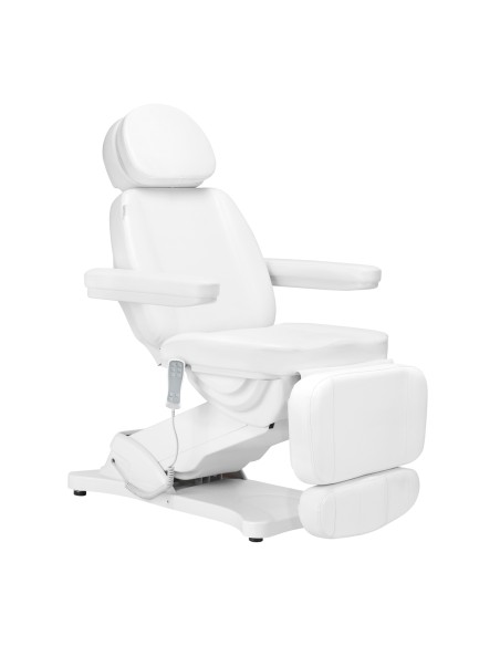 Sedia estetica elettrica SILLON CLASSIC 3 motori con riscaldamento seconda edizione bianco
