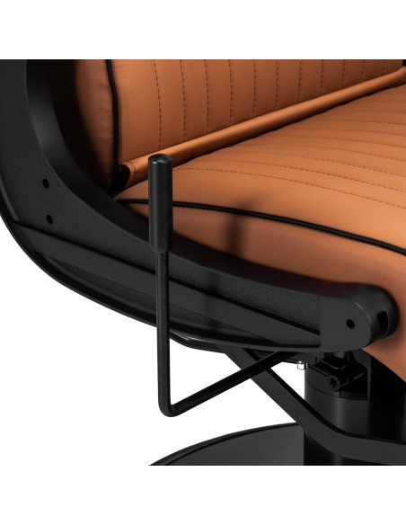Gabbiano sedia da barbiere Visionerio marrone chiaro struttura nera