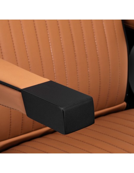 Gabbiano sedia da barbiere Visionerio marrone chiaro struttura nera