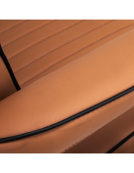 Gabbiano sedia da barbiere Visionerio marrone chiaro struttura nera