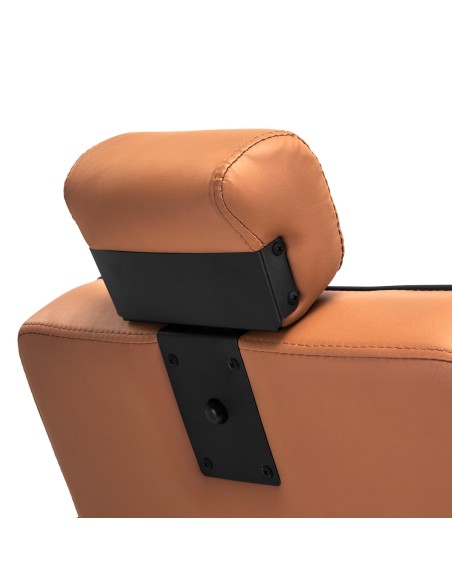 Gabbiano sedia da barbiere Visionerio marrone chiaro struttura nera