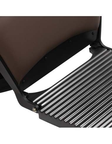 Gabbiano fotel barberski Continental brązowy