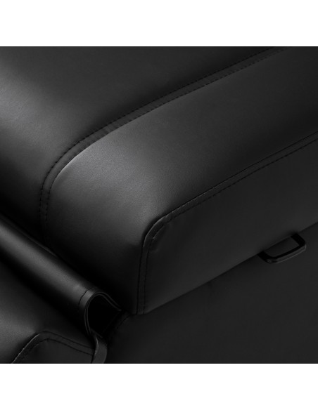 Sedia cosmetica Azzurro Lux 3m nero