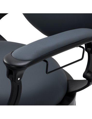 Gabbiano sedia da barbiere Niccolò in grafite...