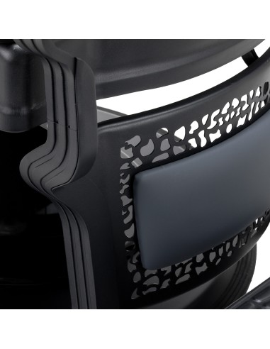 Gabbiano sedia da barbiere Niccolò in grafite...