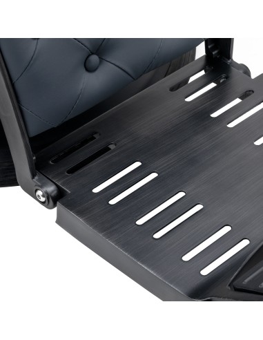 Sedia da barbiere Gabbiano Francesco in grafite...