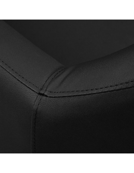 Gabbiano Davos Sedia per parrucchieri nero