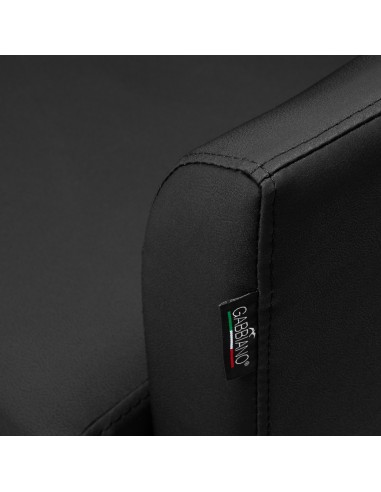 Gabbiano Davos Sedia per parrucchieri nero