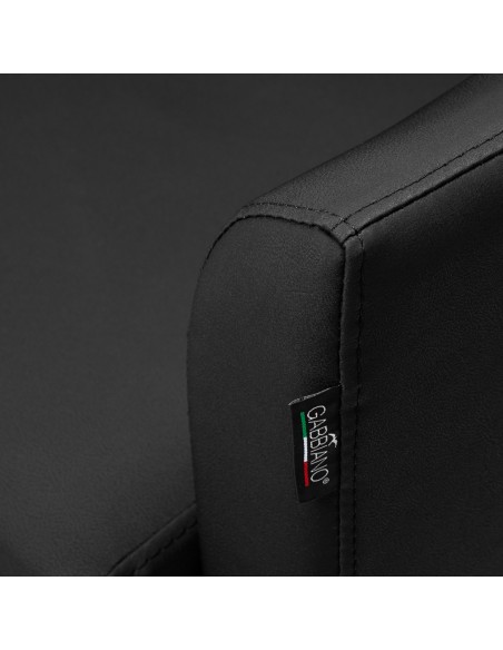 Gabbiano Davos Sedia per parrucchieri nero