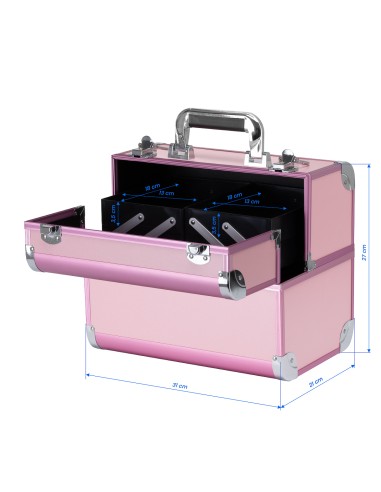 Astuccio cosmetico rosa 40