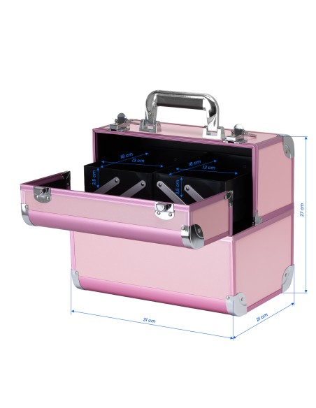 Astuccio cosmetico rosa 40