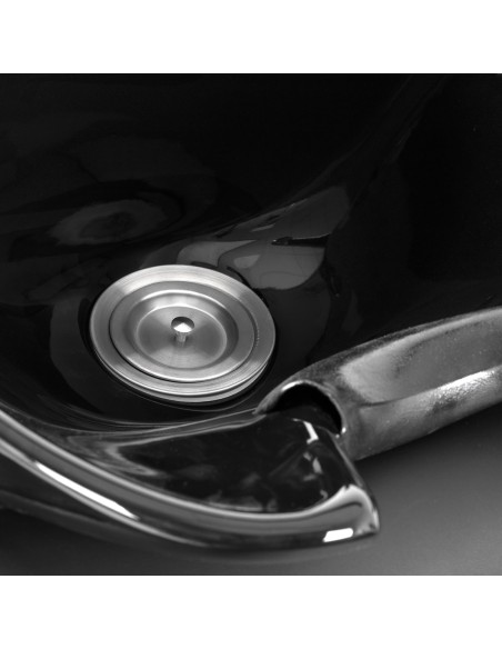 Gabbiano Lavabo per parrucchieri Carmen nero