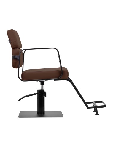 Poltrona da parrucchiere Gabbiano Porto nera e...