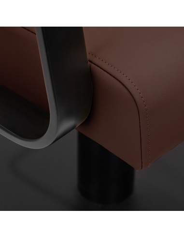 Poltrona da parrucchiere Gabbiano Porto nera e...