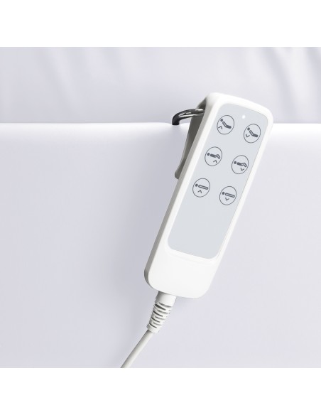 Sedia estetica elettrica SILLON Lux 273b 3 motori bianco freddo