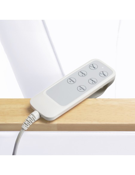 Sedia estetica elettrica SILLON Lux 273b 3 motori bianco freddo