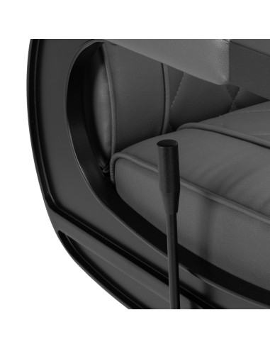 Sedia da barbiere Hair System BM88066B grigio