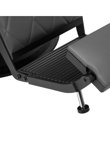 Sedia da barbiere Hair System BM88066B grigio
