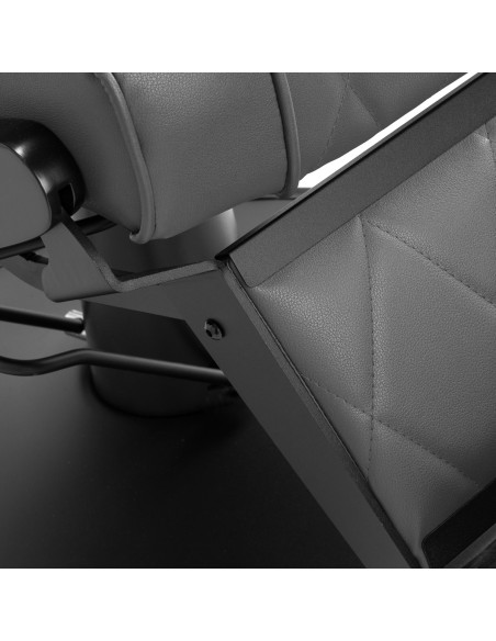 Sedia da barbiere Hair System BM88066B grigio