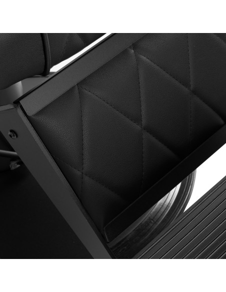 Sedia da barbiere Hair System BM88066B nero