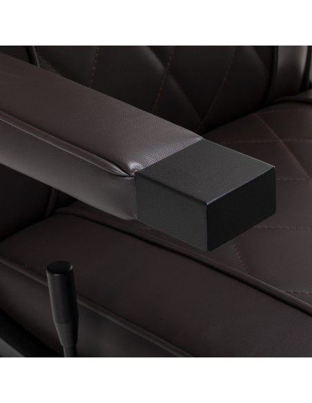 Sedia da barbiere Hair System BM88066B marrone