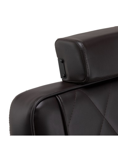 Sedia da barbiere Hair System BM88066B marrone