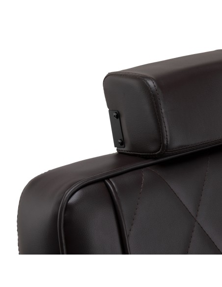 Sedia da barbiere Hair System BM88066B marrone