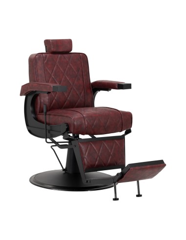 Sedia da barbiere Hair System BM88066B maroon