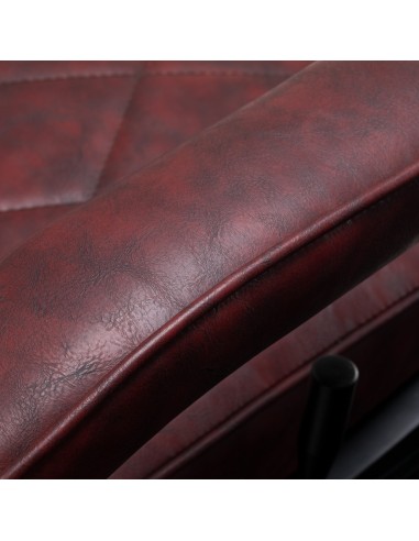 Sedia da barbiere Hair System BM88066B maroon