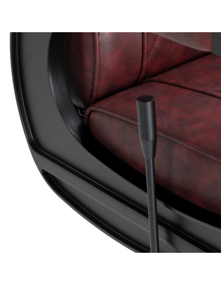 Sedia da barbiere Hair System BM88066B maroon