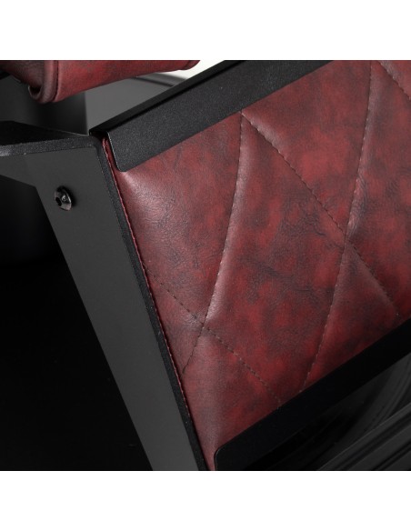 Sedia da barbiere Hair System BM88066B maroon