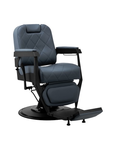 Gabbiano barber chair Bruno con struttura nera...