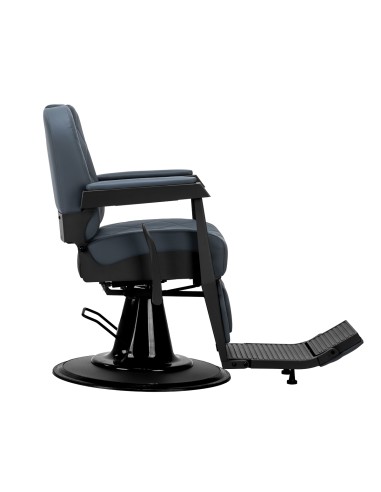 Gabbiano barber chair Bruno con struttura nera...