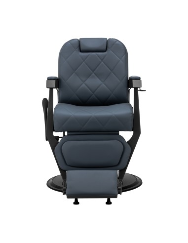 Gabbiano barber chair Bruno con struttura nera...