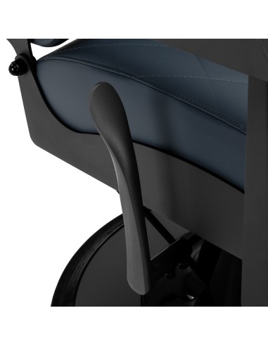 Gabbiano barber chair Bruno con struttura nera...