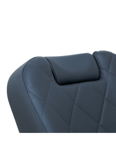 Gabbiano barber chair Bruno con struttura nera...