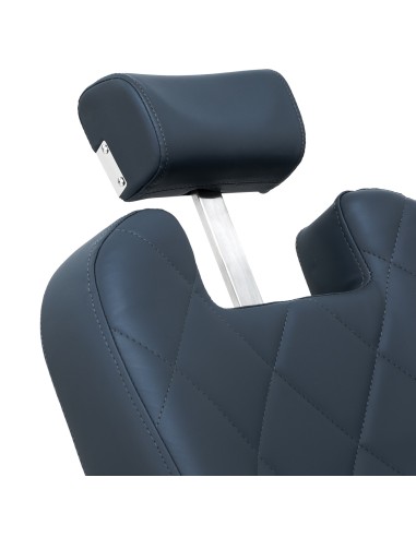 Gabbiano barber chair Bruno con struttura nera...