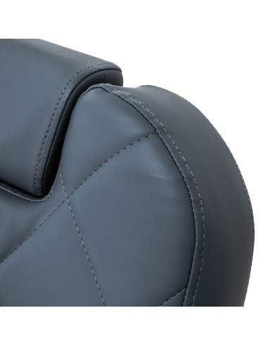 Gabbiano barber chair Bruno con struttura nera...