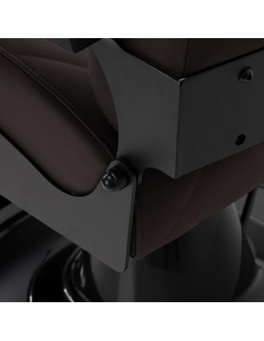 Sedia da barbiere Gabbiano Bruno con struttura...