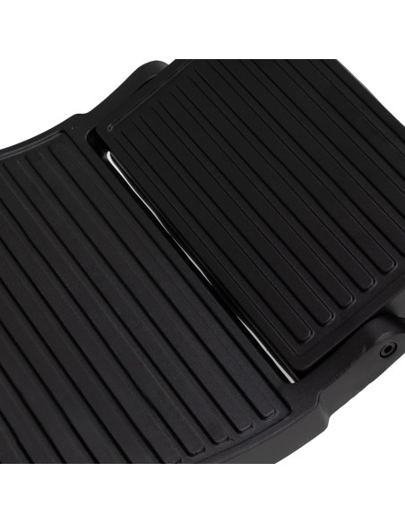 Sedia da barbiere Gabbiano Bruno con struttura nera Marrone