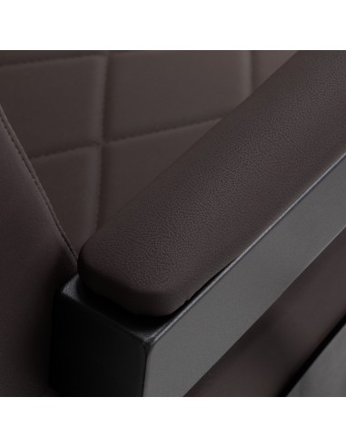 Sedia da barbiere Gabbiano Bruno con struttura...