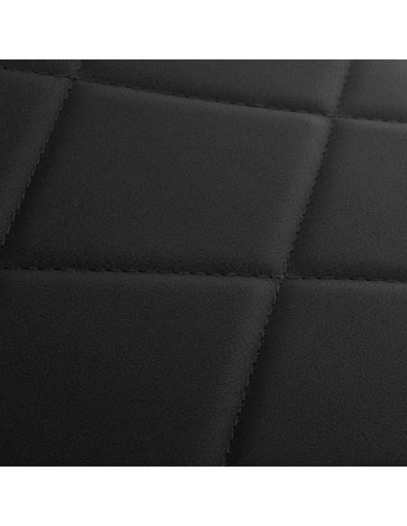 Sedia da barbiere Gabbiano Bruno con struttura in grafite Nero