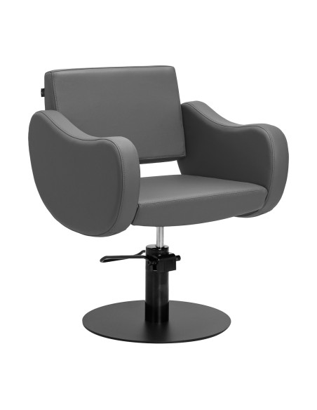 Gabbiano poltrona da parrucchiere Sewilla Grigio base nera