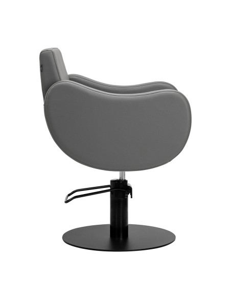 Gabbiano poltrona da parrucchiere Sewilla Grigio base nera